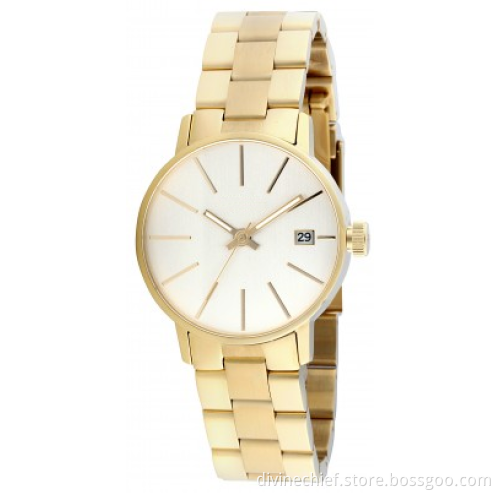 Customized Lady Quality Watch 5 ATM Water Resistant All Stainless Steel Watch